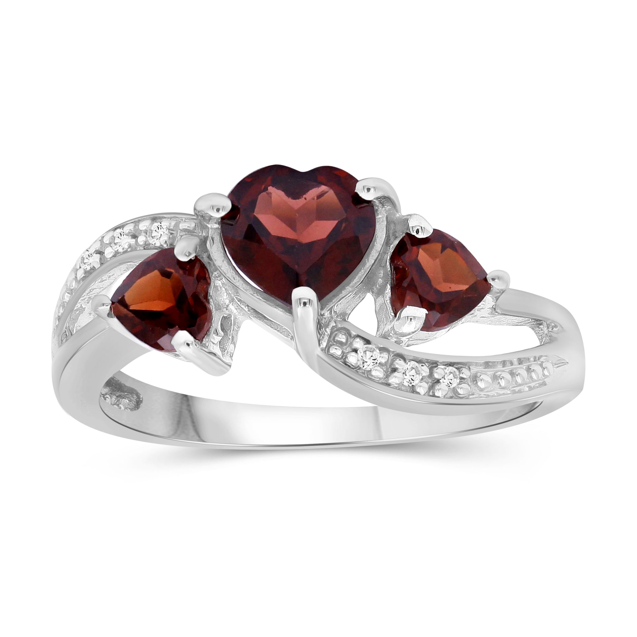 925 Sterling Silver Heart Shape Love Ring | Factory Direct Jewelry